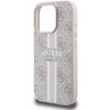 Etui GUESS 4G Printed Stripes MagSafe do Apple iPhone 16 Pro Max Różowy Seria telefonu iPhone
