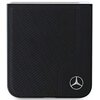 Etui MERCEDES Leather Wood Imitation MagSafe do Samsung Galaxy Z Flip 6 Czarny Typ Etui magnetyczne