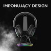 Stojak na słuchawki RAMPAGE Tower T14 RGB Wbudowany HUB USB, Wysokość 257 mm Czarny Wysokość [mm] 257