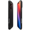 Etui SPIGEN Liquid Air do Apple iPhone 16 Pro Czarny mat Dominujący kolor Czarny (matowy)