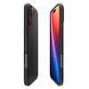 Etui SPIGEN Liquid Air do Apple iPhone 16 Czarny mat Dominujący kolor Czarny (matowy)