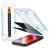 Szkło hartowane SPIGEN Glas.TR EZ Fit Privacy do Apple iPhone 16 Pro Max (2 szt.) Cechy dodatkowe Nie wpływa na czułość dotyku