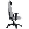 Fotel ANDA SEAT Luna L Szary Materiał obicia Tkanina lniana AD Alpha