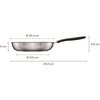 Patelnia FISKARS 1072310 24 cm Powłoka wewnętrzna Ceramiczna