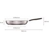 Patelnia FISKARS 1072312 28 cm Powłoka zewnętrzna Stal nierdzewna