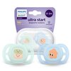 Smoczek PHILIPS AVENT Ultra Start SCF075/04 (2 sztuki) Liczba sztuk w opakowaniu 2