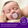 Smoczek PHILIPS AVENT Ultra Start SCF075/07 (2 sztuki) Rodzaj Smoczek silikonowy