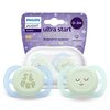 Smoczek PHILIPS AVENT Ultra Start SCF075/08 (2 sztuki) Kolor Niebiesko-zielony
