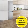 Lodówka SAMSUNG KITCHEN FIT RB33R8737S9 EF No frost Srebrna Liczba półek na butelki 1