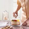 Patera PASABAHCE Patisserie 24 cm Kolor Przeźroczysty