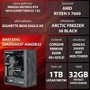 Komputer MAD DOG DIAXID605F-A06DB32 R5-7600 32GB RAM 1TB SSD GeForce RTX4070 Super DLSS 3 Wi-Fi Procesor AMD Ryzen 5 7600