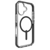 Etui ZAGG Santa Cruz Snap MagSafe do Apple iPhone 16 Przezroczysto-czarny Dominujący kolor Przezroczysto-czarny