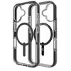 Etui ZAGG Santa Cruz Snap MagSafe do Apple iPhone 16 Przezroczysto-czarny Seria telefonu iPhone