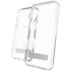 Etui ZAGG Crystal Palace Snap Kickstand MagSafe do Apple iPhone 16 Przezroczysty Dominujący kolor Przezroczysty