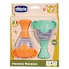 Grzechotka CHICCO ECO+ Małpki Marakasy 00011859000000 (2 sztuki)