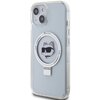 Etui KARL LAGERFELD Ring Stand Choupette Head MagSafe do Apple iPhone 15 Pro Max Biały Model telefonu iPhone 15 Pro Max