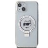 Etui KARL LAGERFELD Ring Stand Choupette Head MagSafe do Apple iPhone 15 Pro Max Biały Seria telefonu iPhone