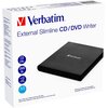 Nagrywarka VERBATIM External Slimline CD/DVD Writer Obsługiwane formaty CD