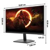 Monitor AOC 24G15N2 23.8" 1920x1080px 180Hz 1 ms [MPRT] Częstotliwość odświeżania obrazu [Hz] 180