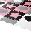 Mata piankowa NILS FUN MD03 30 x 30 cm (36 elementów) Różowy Efekt świetlny Nie