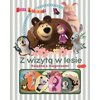Masza i Niedźwiedź Z wizytą w lesie Książka z magnesami (okładka twarda)