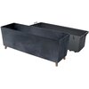 Doniczka PROSPERPLAST Urbi Case Beton Effect (77 x 30 x 23.5 cm) 40L Antracytowy Obróbka Materiał odporny na warunki atmosferyczne