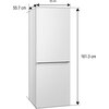 Lodówka HISENSE RB291D4CWE 161.3cm Biała Liczba drzwi 2