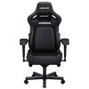 Fotel ANDA SEAT Kaiser 4 XL Czarny (skóra ekologiczna PVC)