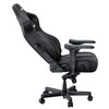 Fotel ANDA SEAT Kaiser 4 XL Czarny (skóra ekologiczna PVC) Regulacja podłokietników Prawo - lewo