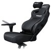 Fotel ANDA SEAT Kaiser 4 XL Czarny (skóra ekologiczna PVC) Regulacja podłokietników Przód - tył
