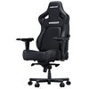 Fotel ANDA SEAT Kaiser 4 XL Czarny (skóra ekologiczna PVC) Dopuszczalna waga [kg] 200