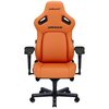 Fotel ANDA SEAT Kaiser 4 XL Pomarańczowo-czarny Materiał obicia Skóra ekologiczna PVC