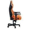 Fotel ANDA SEAT Kaiser 4 XL Pomarańczowo-czarny Regulacja podłokietników Kąt obrotu