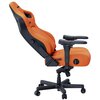 Fotel ANDA SEAT Kaiser 4 XL Pomarańczowo-czarny Regulacja podłokietników Prawo - lewo