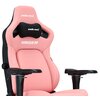 Fotel ANDA SEAT Kaiser 4 XL Różowy Kolor Różowy