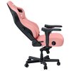 Fotel ANDA SEAT Kaiser 4 XL Różowy Regulacja podłokietników Przód - tył