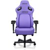 Fotel ANDA SEAT Kaiser 4 XL Fioletowy Materiał obicia Ekoskóra PVC Premium