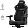 Fotel ANDA SEAT Kaiser 4 XL Czarny (tkanina lniana) Waga [kg] 33.50