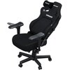 Fotel ANDA SEAT Kaiser 4 XL Czarny (tkanina lniana) Wysokość siedziska [cm] 46 - 52.5