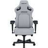 Fotel ANDA SEAT Kaiser 4 XL Szary Materiał obicia Tkanina lniana