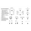 Fotel ANDA SEAT Kaiser 4 XL Szary Rekomendowany wzrost [cm] 175 - 210