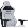 Fotel ANDA SEAT Kaiser 4 XL Szary Zagłówek Tak
