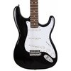 Gitara elektryczna V-TONE EST 22 4/4 Stratocaster Czarny Drewno gryfu Klon