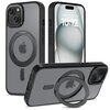 Etui TECH-PROTECT MagRing MagSafe do Apple iPhone 15 Czarny Matowy