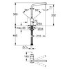 Bateria GROHE Minta 31375DL0 Złoto szczotkowane Rodzaj baterii Jednodźwigniowa