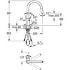Bateria GROHE Concetto 31483DC2 Stal nierdzewna Rodzaj baterii Jednodźwigniowa