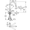 Bateria GROHE Minta 32321GN2 Złoto szczotkowane Rodzaj baterii Jednodźwigniowa