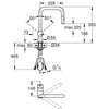 Bateria GROHE Minta 32322DL2 Złoto szczotkowane Rodzaj baterii Jednodźwigniowa