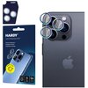 Szkło hartowane na obiektyw 3MK Hardy Lens Protection Pro do Apple iPhone 16 Pro/16 Pro Max Wielokolorowy