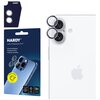 Szkło hartowane na obiektyw 3MK Hardy Lens Protection Pro do Apple iPhone 16/16 Plus Niebieski